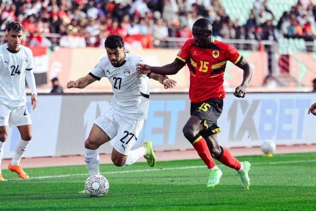 المنتخب المصري ينهي دور المجموعات بتعادل مثير أمام أنجولا وينفرد بصدارة المجموعة الثانية بامم افريقيا