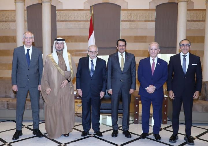السفير المصرى يشارك فى اجتماع سفراء دول اللجنة الخماسية مع دولة رئيس مجلس الوزراء اللبنانى