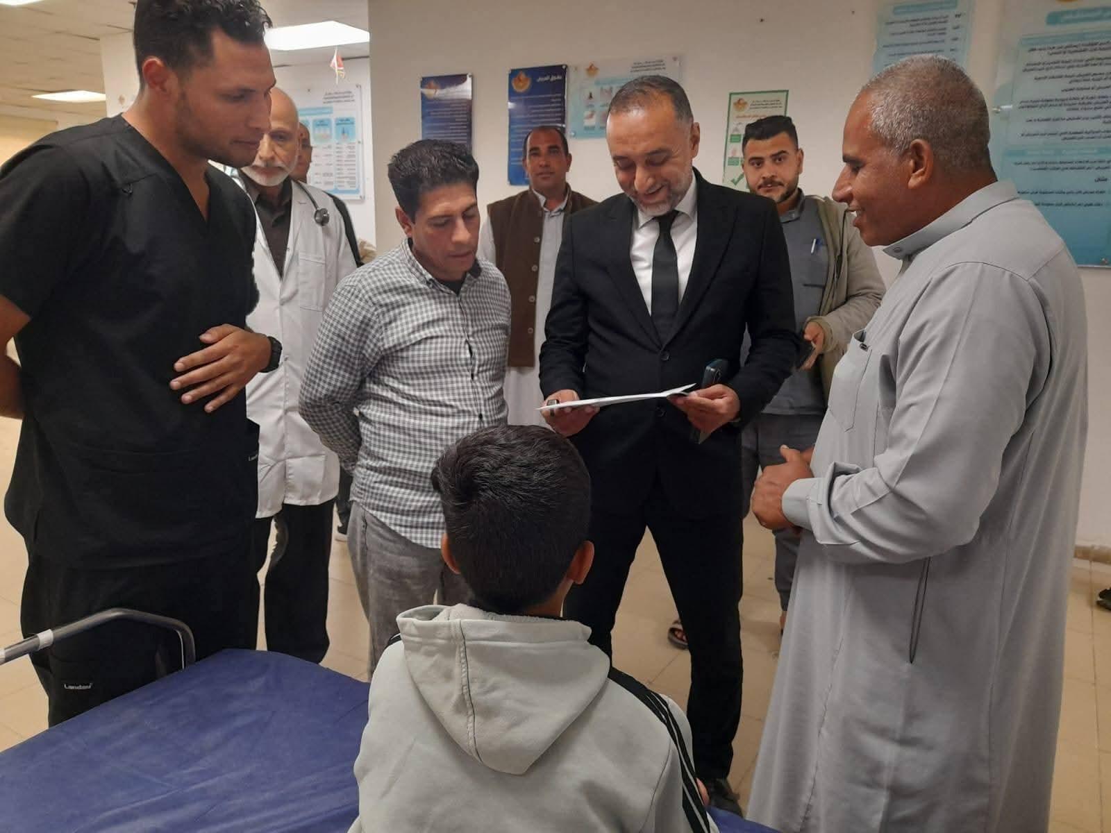 وكيل صحة سيناء يواصل جولاته الميدانية بتفقد مستشفى بئر العبد التخصصي ويشيد بمستوى الخدمة.