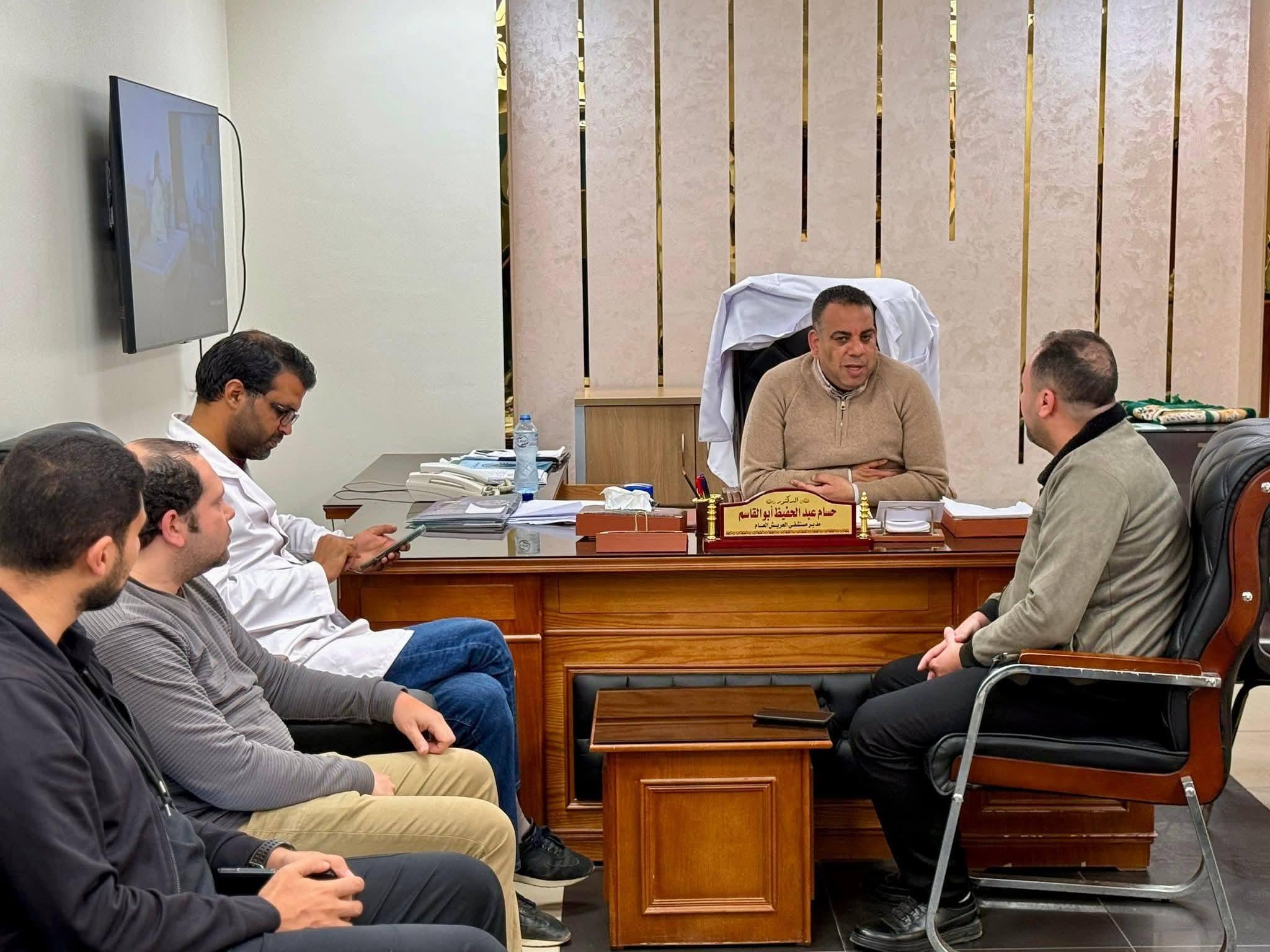 دعم مستشفى العريش العام بأطباء جراحه الأطفال