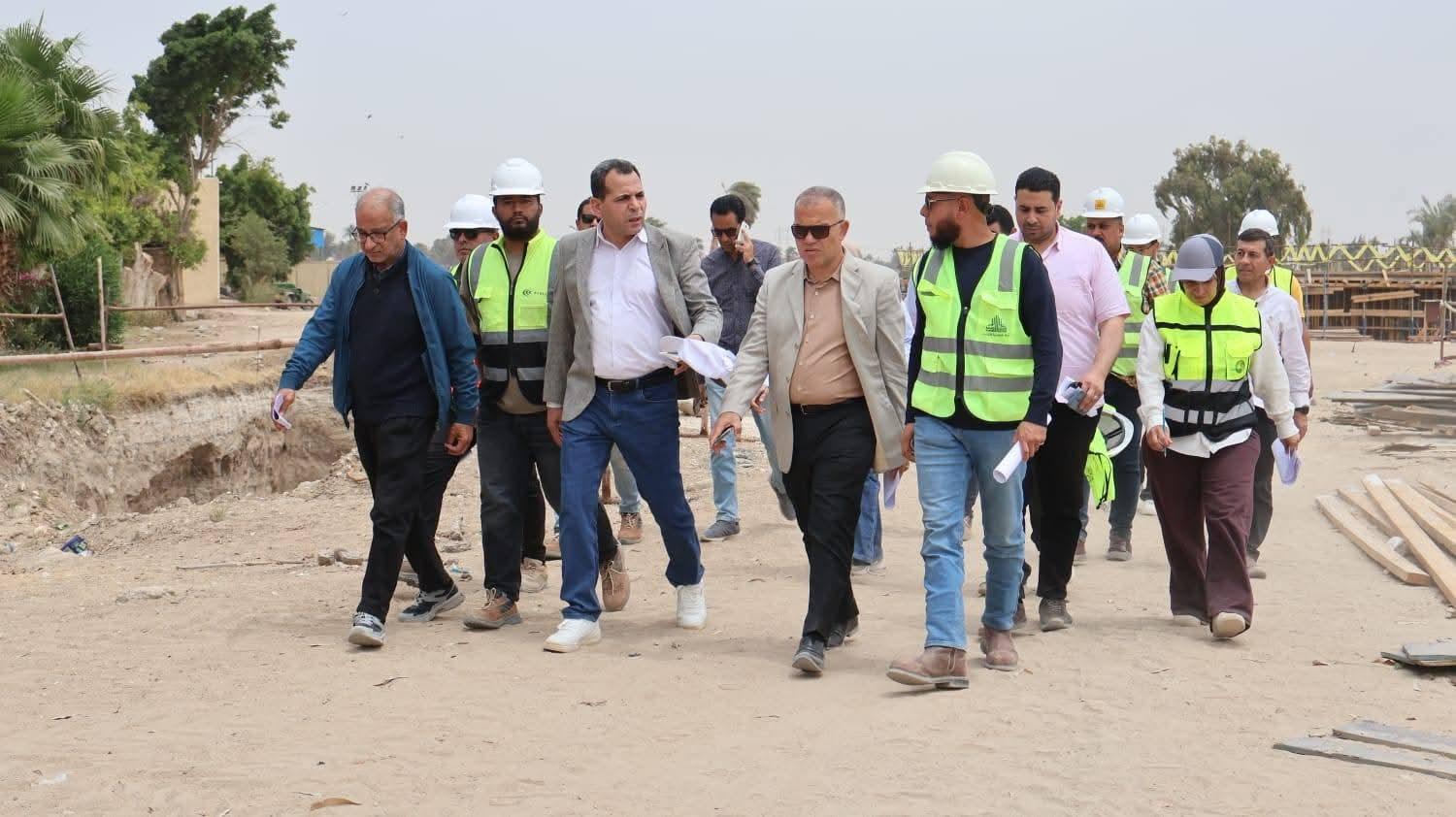 معاون وزير الإسكان ورئيس مياه الفيوم يتابعان ميدانياً معدلات الأداء بمشروعات توسعات محطات معالجة الصرف الصحي